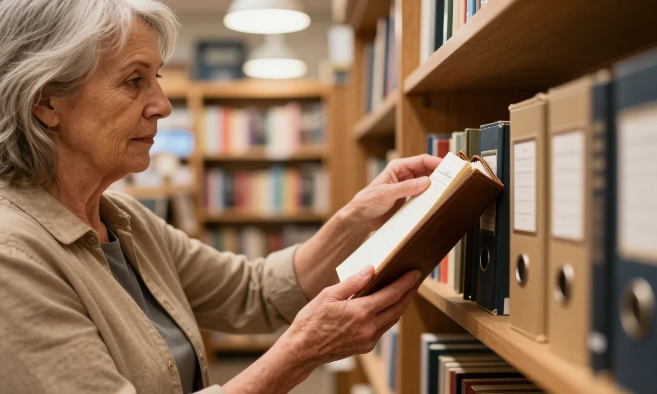 A business owner looking at a written checklist of website backups, restore points, and security tasks on a clipboard